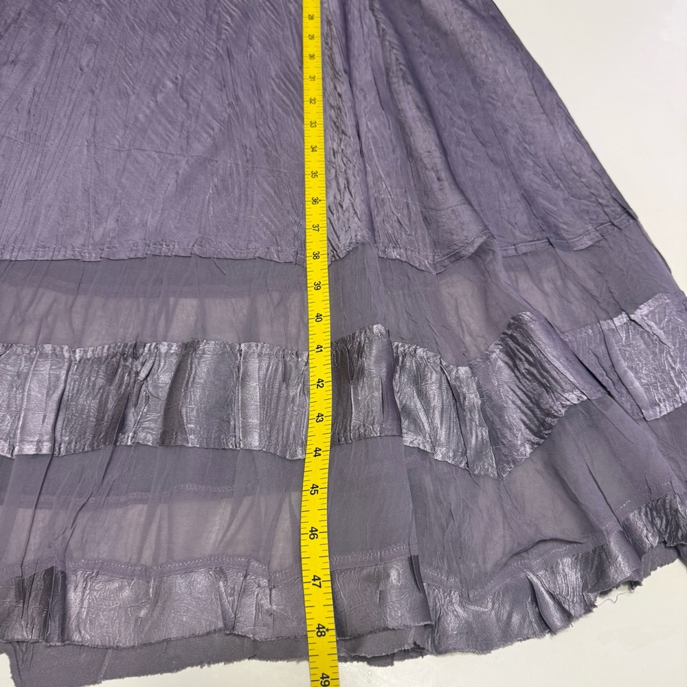 KOMAROV Midnight Crocus color 3/4 length  dress size L - Picture 7 of 13
